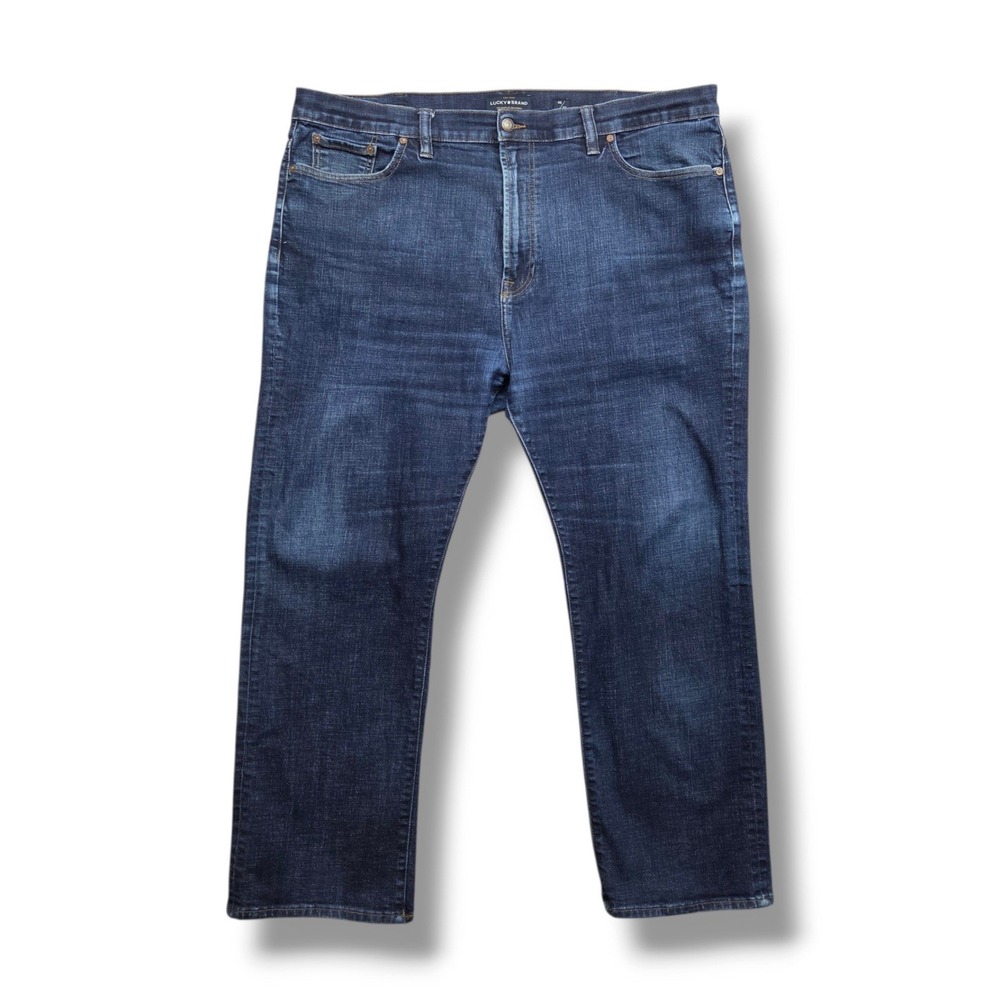 Lucky Brand 181 Relaxed Straight Jeans Mens 46 x 32 Stretch Denim High Rise